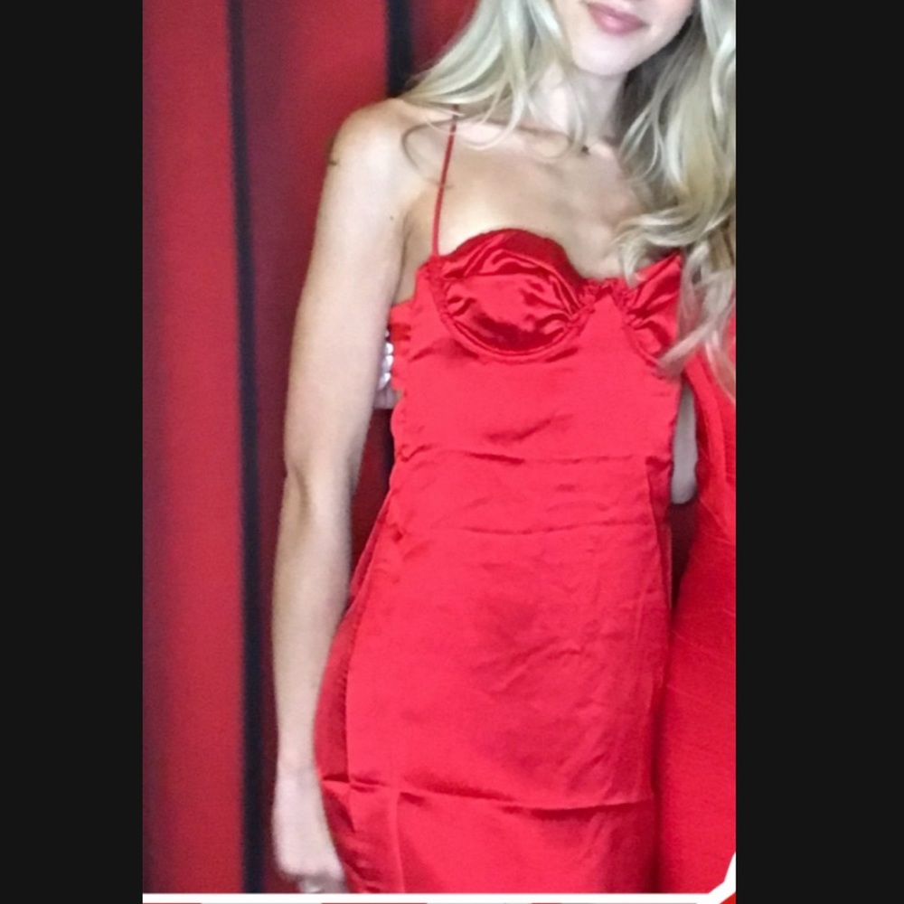 White Fox Boutique Do Not Disturb Red Dress